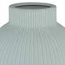 3_Erica 11" High Matte Green Ceramic Decorative Vase more views