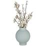 4_Erica 11" High Matte Green Ceramic Decorative Vase more views