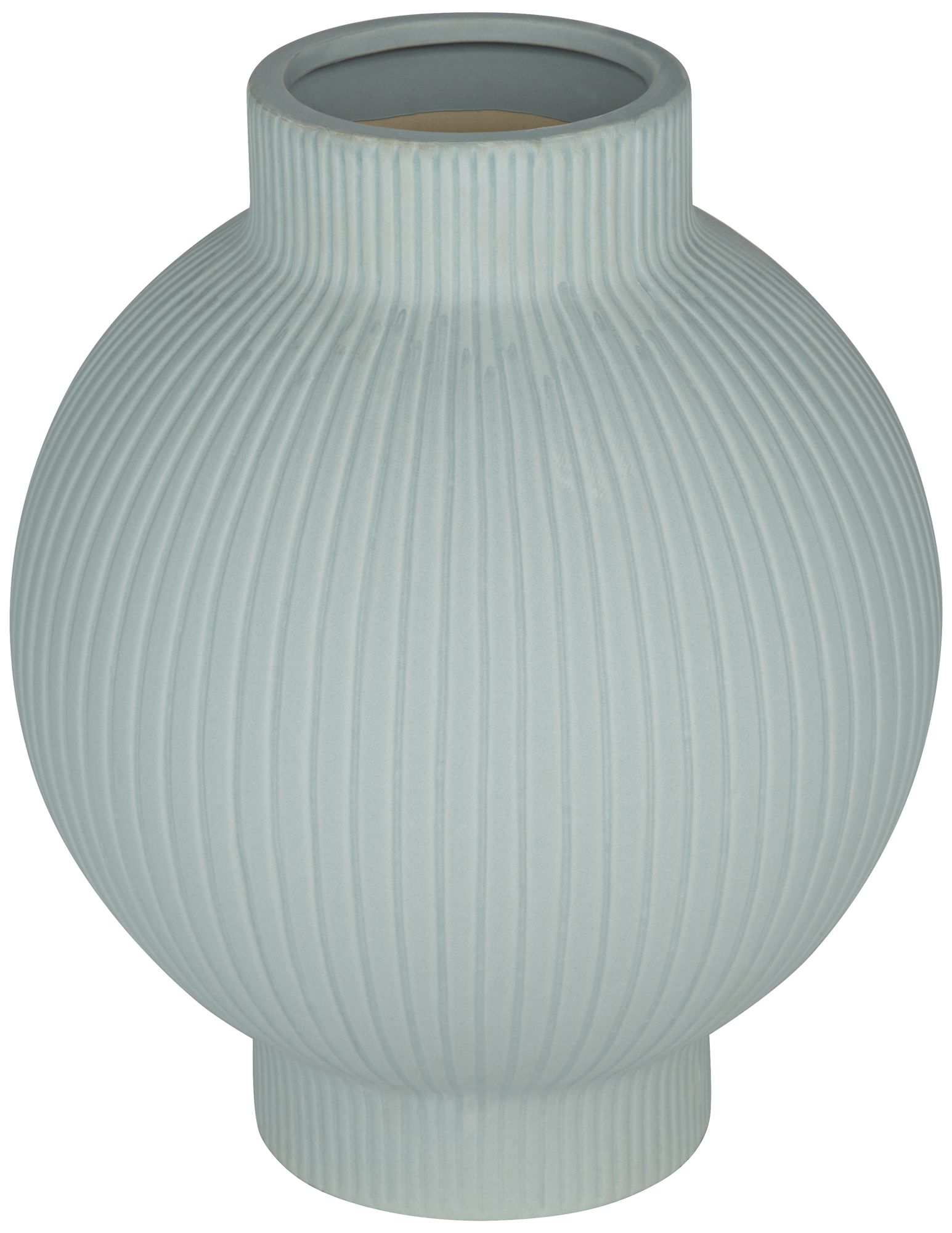 Image 5 Erica 11" High Matte Green Ceramic Decorative Vase more views