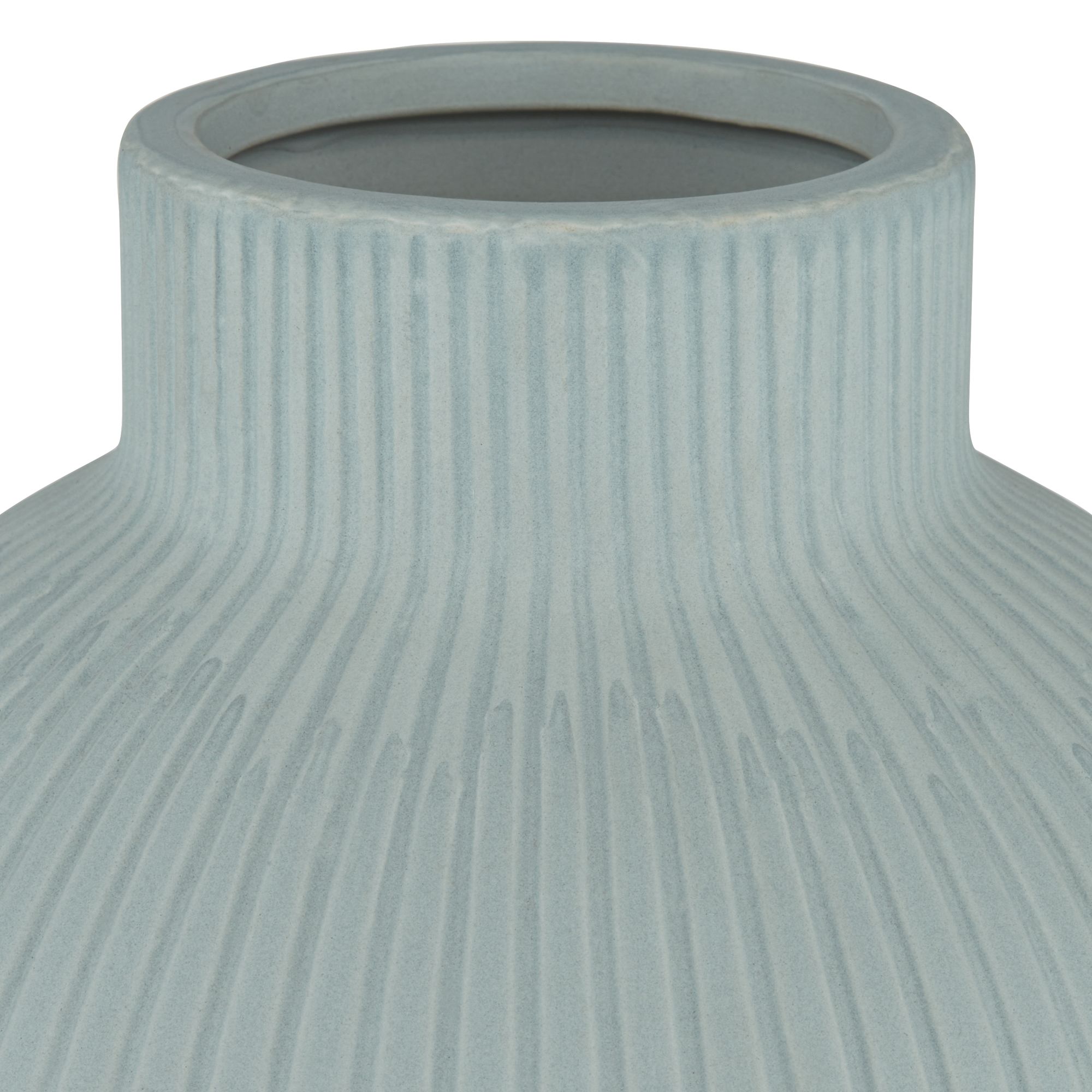 Image 3 Erica 8 1/2" High Matte Green Ceramic Decorative Vase more views