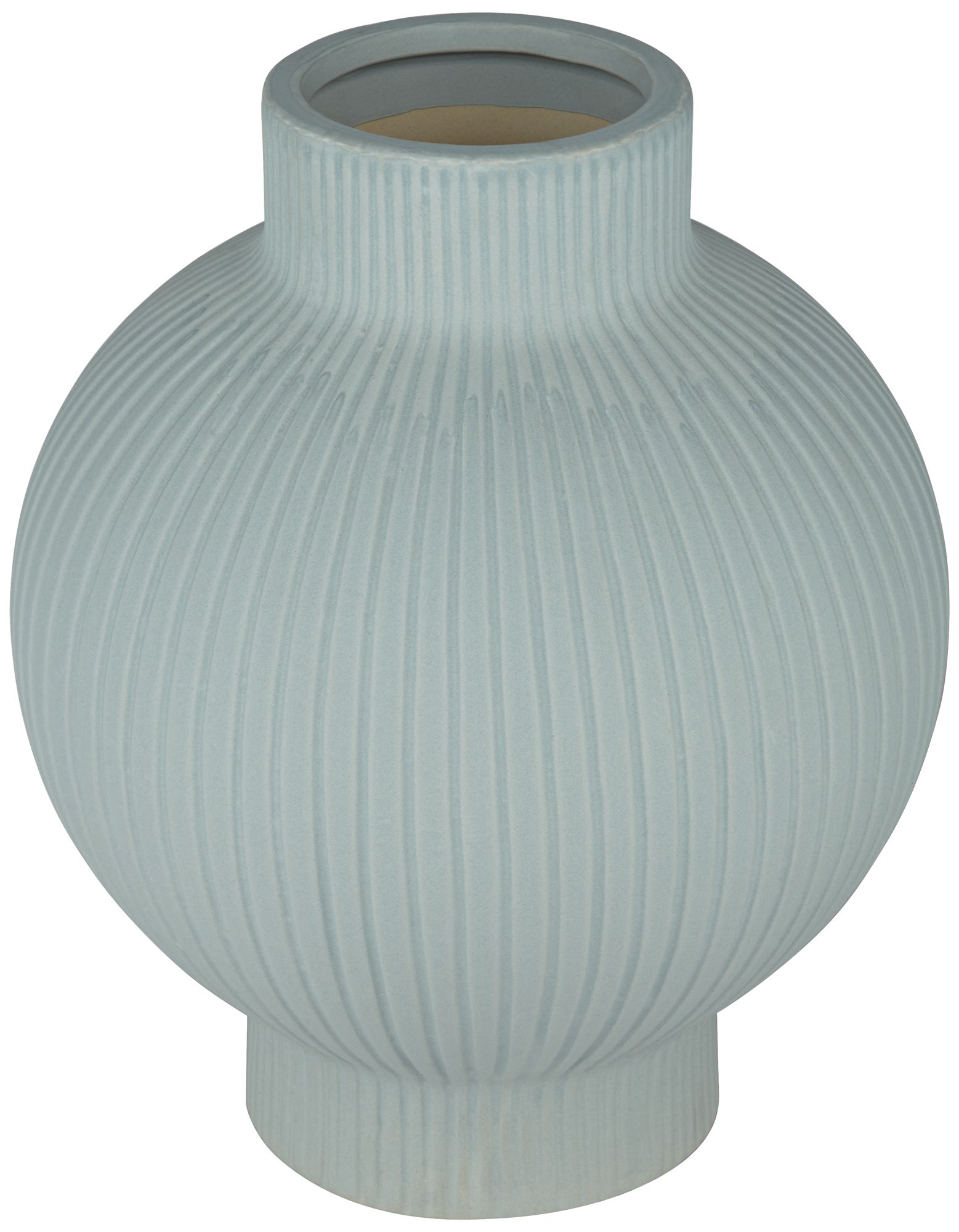 Image 5 Erica 8 1/2" High Matte Green Ceramic Decorative Vase more views