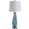 Erica Blue Glass Table Lamp