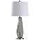 Erica Light Sage Green Glass Table Lamp