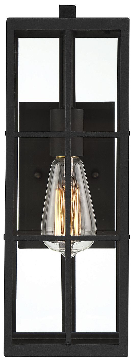 Image 3 Ericson 1-Light Outdoor Wall Lantern in Matte Black more views