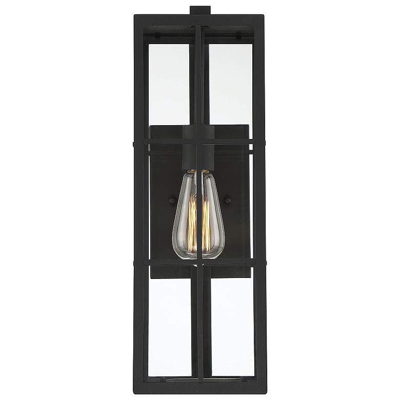 Image 3 Ericson 1-Light Outdoor Wall Lantern in Matte Black more views