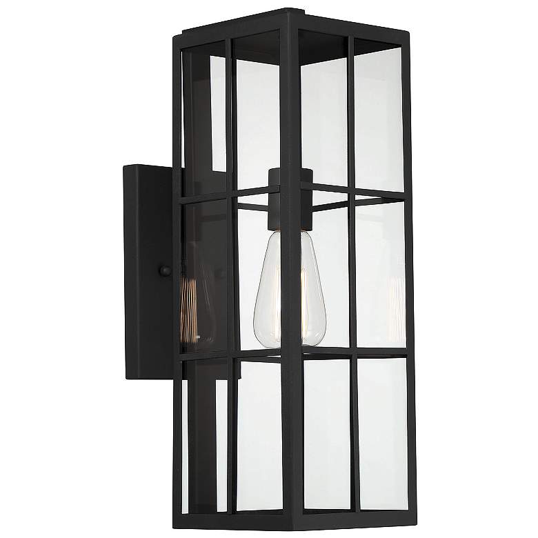 Image 4 Ericson 1-Light Outdoor Wall Lantern in Matte Black more views
