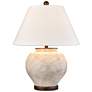 Erin 25" High 1-Light Table Lamp - Aged White - Includes LED Bulb