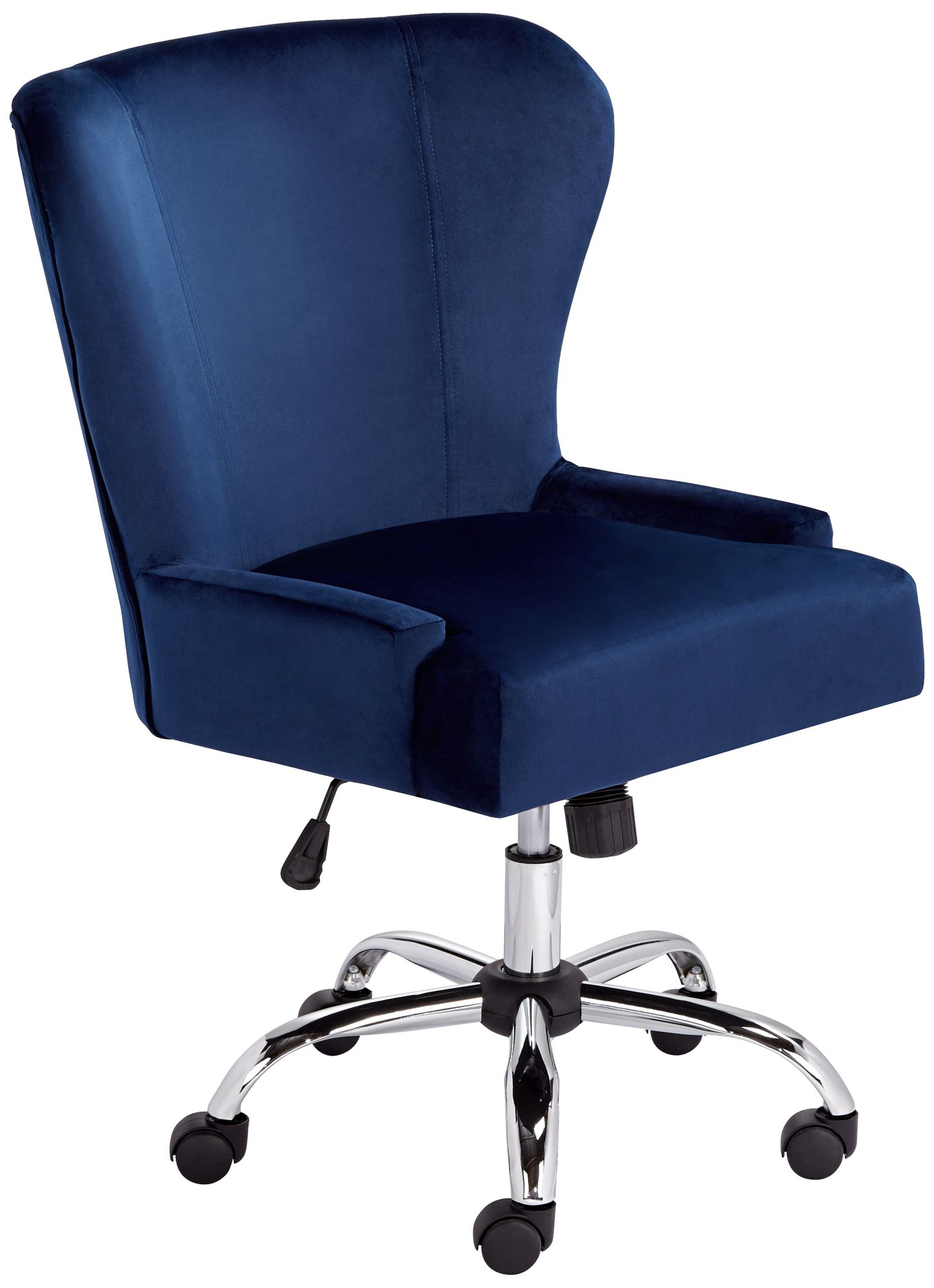 blue adjustable desk chair