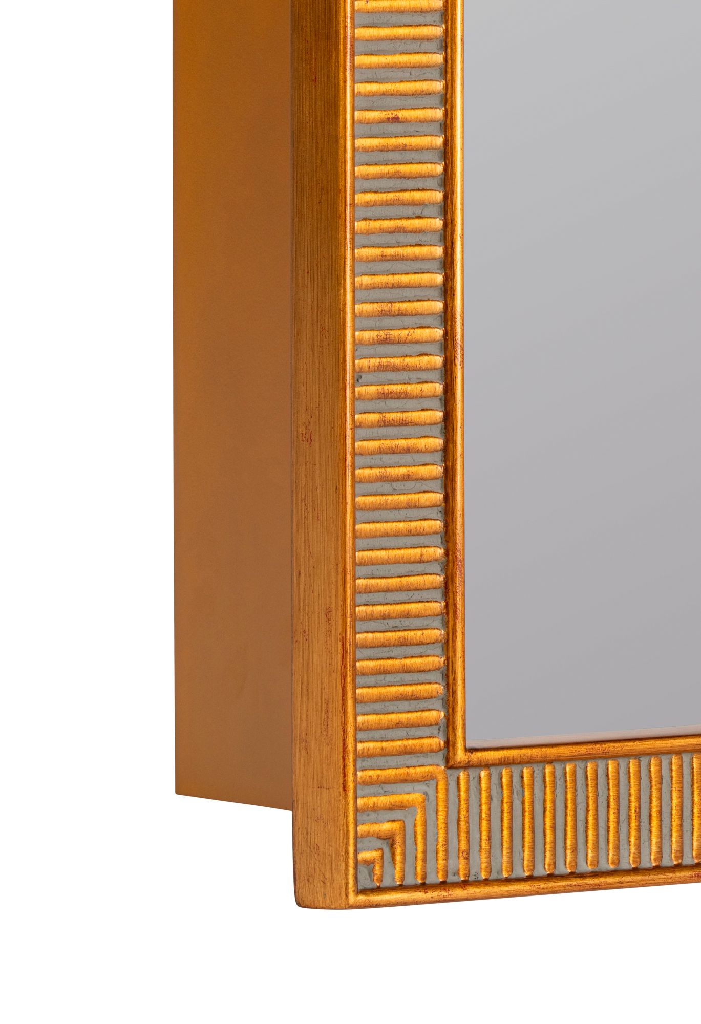 Erin Gates Abbott Antique Gold 28" x 18" Resin Rectangle Medicine