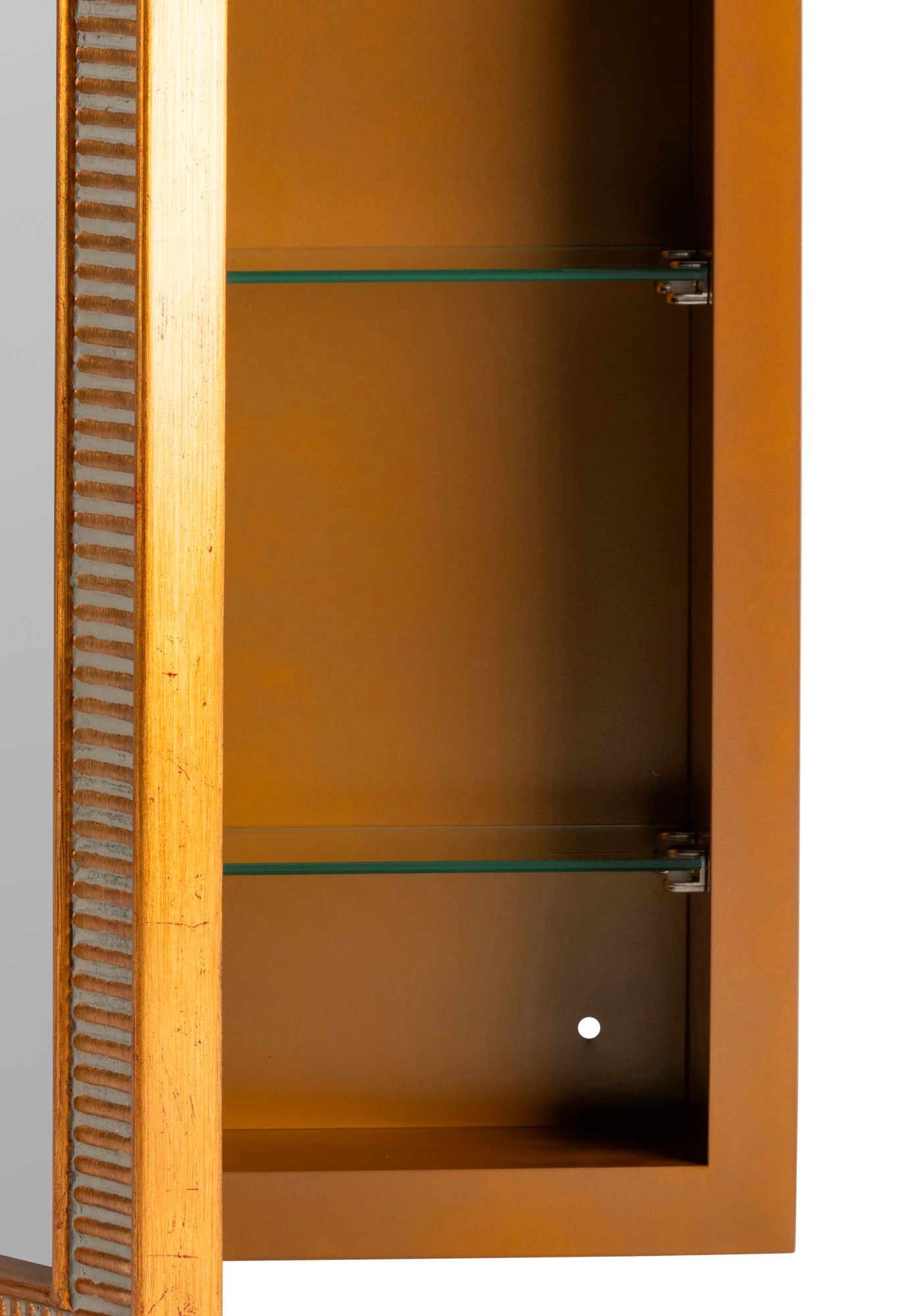 Erin Gates Abbott Antique Gold 28" x 18" Resin Rectangle Medicine