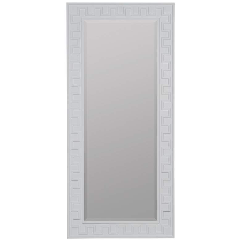 Image 2 Erin Gates Glossy White 32" x 70" Rectangular Floor Mirror