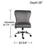 Erin Gray Fabric Adjustable Office Chair