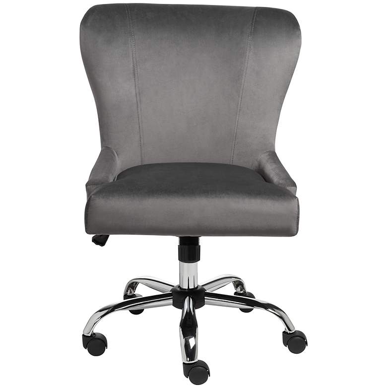 Image 6 Erin Gray Fabric Adjustable Swivel Office Chairs Set of 2 more views