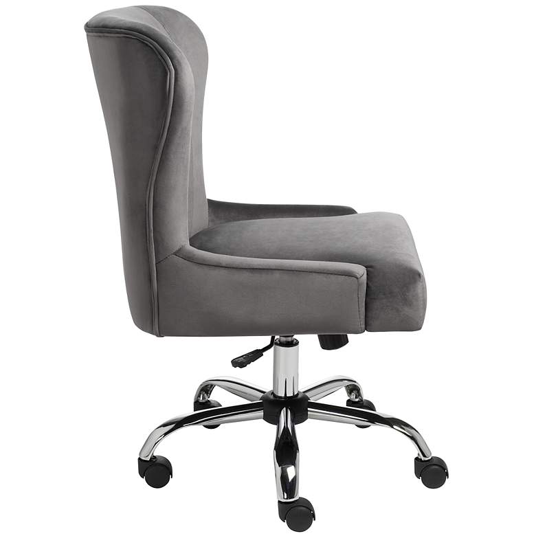 Image 7 Erin Gray Fabric Adjustable Swivel Office Chairs Set of 2 more views