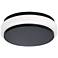 Eris 10" Wide Black LED Ceiling Flush Mount