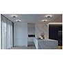 2_Eris 10" Wide Black LED Ceiling Flush Mount more views