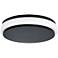 Eris 14" Wide Black LED Ceiling Flush Mount