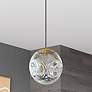 1_Eris 9.75" Wide 1 Light Aged Brass Pendant