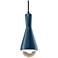 Erlen 4.75" Wide Midnight Sky and Matte Black Pendant with Black Cord