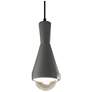 1_Erlen LED Pendant - Pewter Green - Dark Bronze - Black Cord