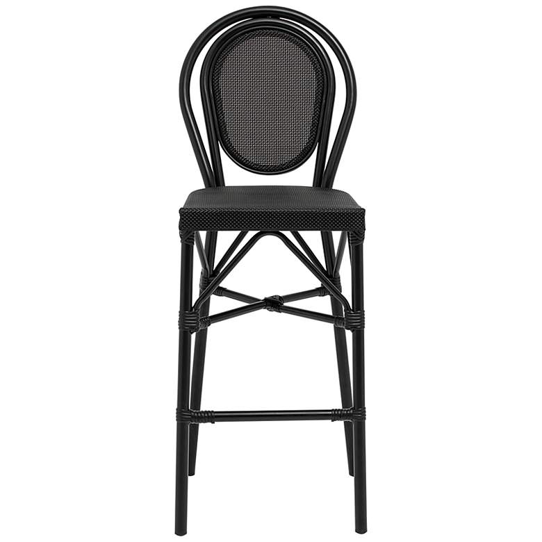 Image 5 Erlend 30 inch Black Outdoor Bar Stools Set of 2 more views