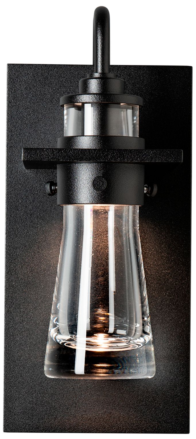 Erlenmeyer 11.2" Medium Coastal Black Outdoor Light w/Glass S Made to