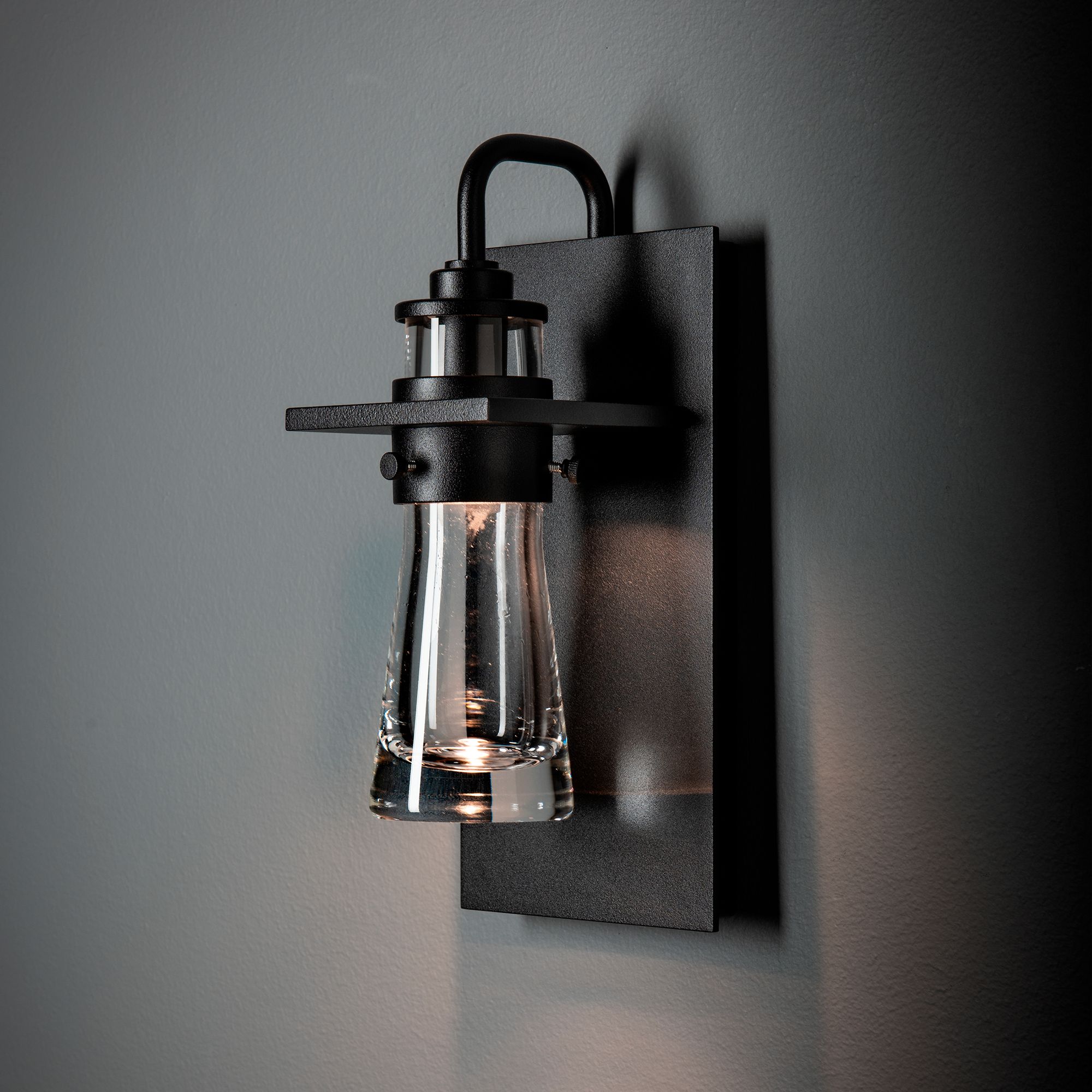 Image 4 Erlenmeyer 11.2" Medium Coastal Black Outdoor Light w/Glass S Made to  more views