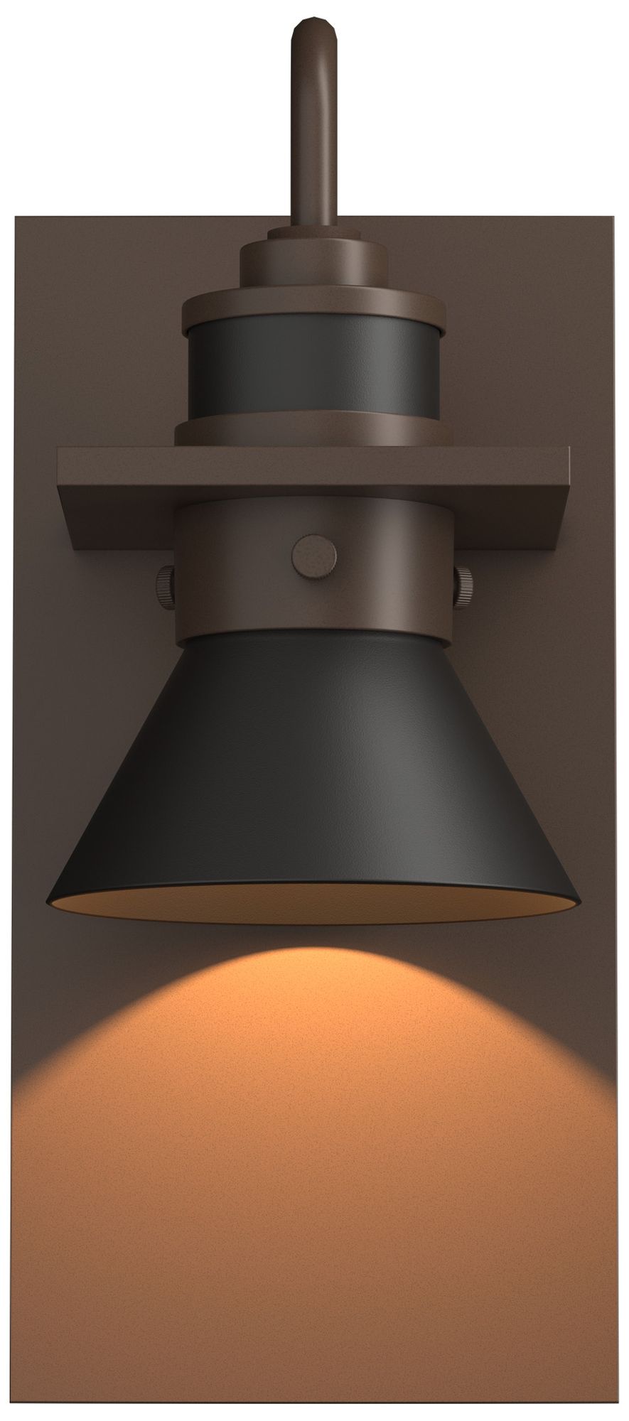 Erlenmeyer 11.3"H Rubbed Bronze Bronze Dark Sky Outdoor Sconc Made to