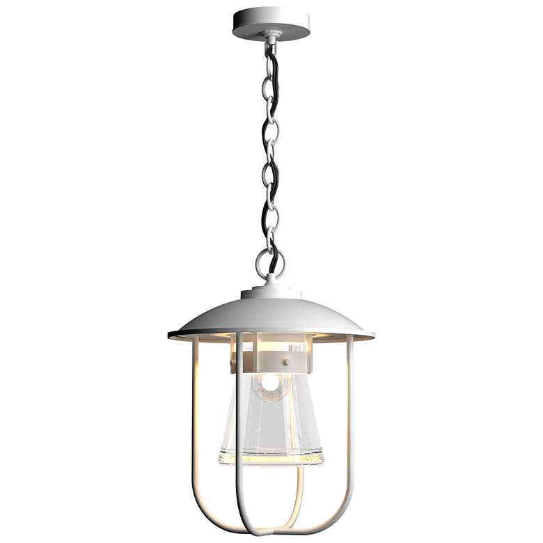 Image 1 Erlenmeyer 12.1" High Coastal White Outdoor Pendant