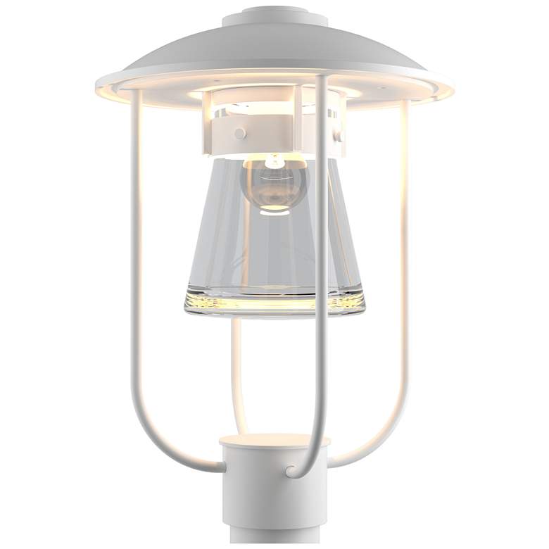 Image 1 Erlenmeyer 12.1" High Coastal White Outdoor Post Light