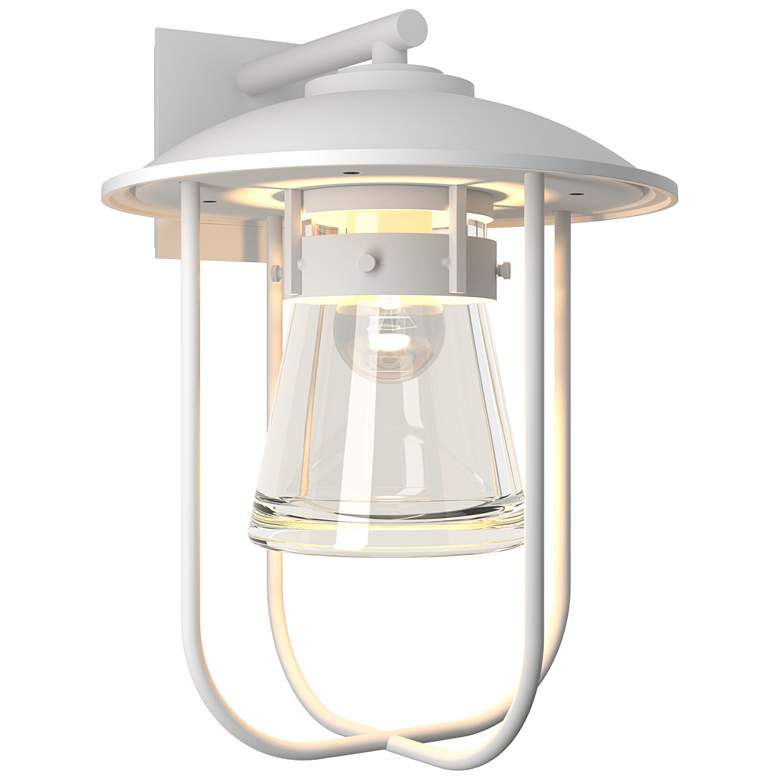 Image 1 Erlenmeyer 12.1" High Large Coastal White Outdoor Sconce