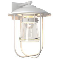 Erlenmeyer 12.1&quot; High Large Coastal White Outdoor Sconce