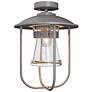 3_Erlenmeyer 12" Wide Coastal Burnished Outdoor Ceiling Light more views