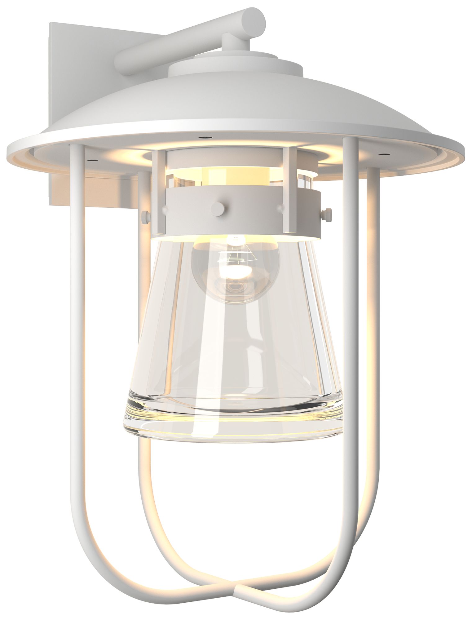 Erlenmeyer 16 1/2"H Large White Coastal Outdoor Wall Light Made to Order