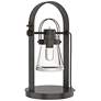 Erlenmeyer 19.4" High Oil Rubbed Bronze Table Lamp With Clear Glass Sh