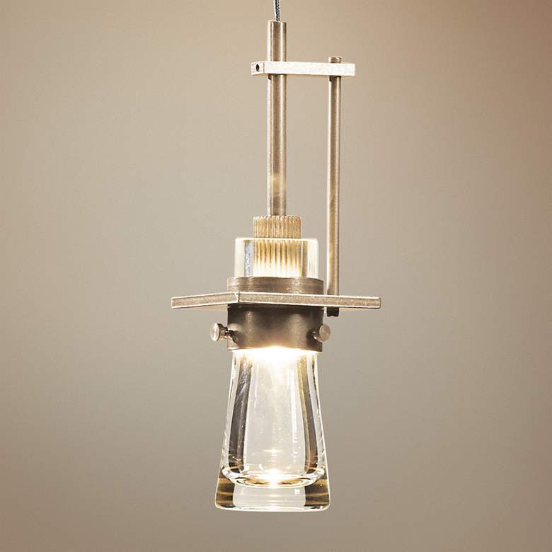 Image 1 Erlenmeyer 3 1/2" Wide Gold Ambient Mini Pendant