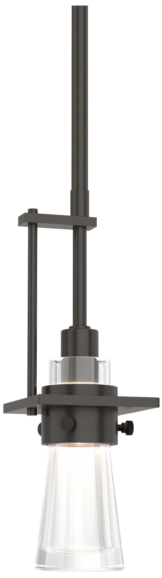 Image 4 Erlenmeyer 3" Wide Oil Rubbed Bronze Mini Pendant w/ Clear Glass more views