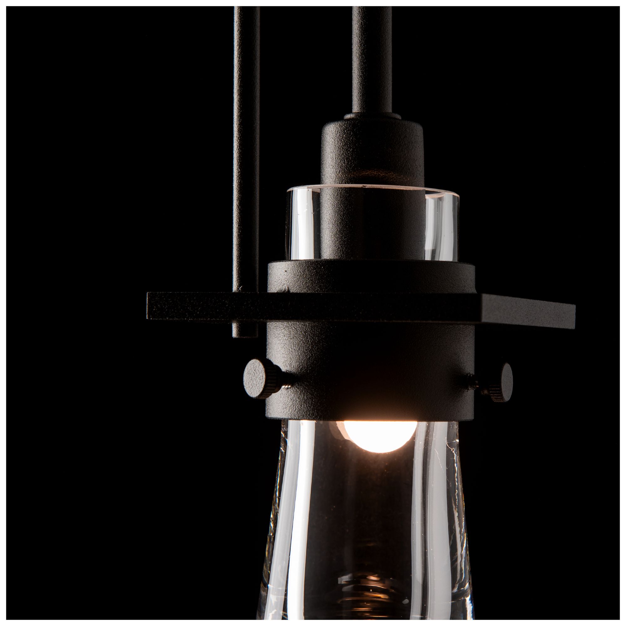 Image 6 Erlenmeyer 3" Wide Oil Rubbed Bronze Mini Pendant w/ Clear Glass more views