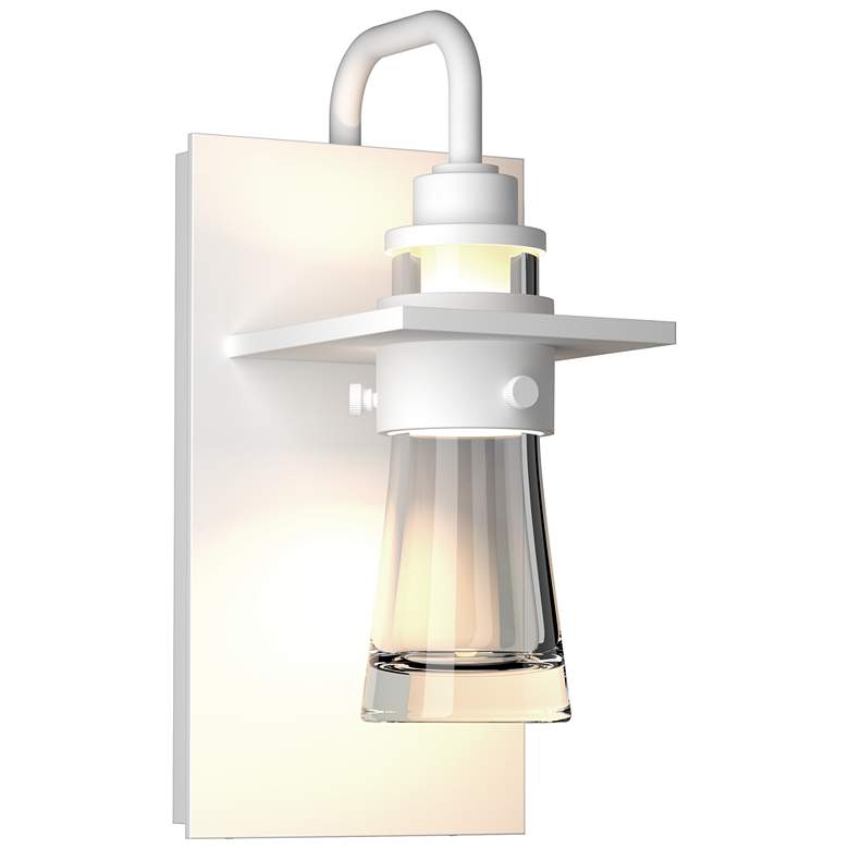 Image 1 Erlenmeyer 4.5 inch High Small Coastal White Outdoor Sconce