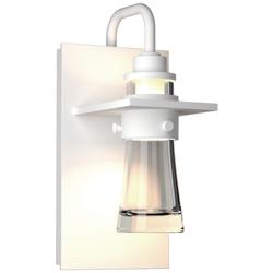 Erlenmeyer 4.5&quot; High Small Coastal White Outdoor Sconce