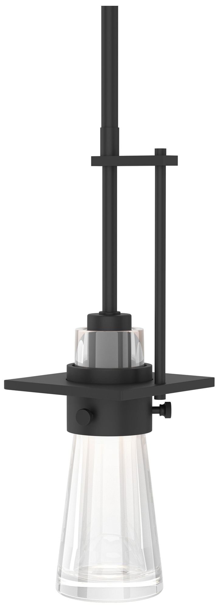 Erlenmeyer 4" Wide Black Mini Pendant