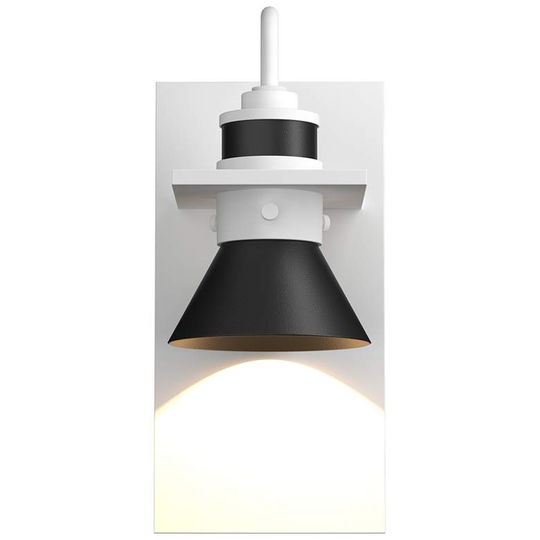 Image 1 Erlenmeyer 5"H Coastal Black Accented Coastal White Dark Sky Outdoor S