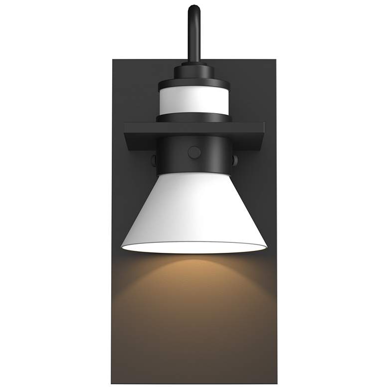 Image 1 Erlenmeyer 5"H Coastal White Accented Coastal Black Dark Sky Outdoor S