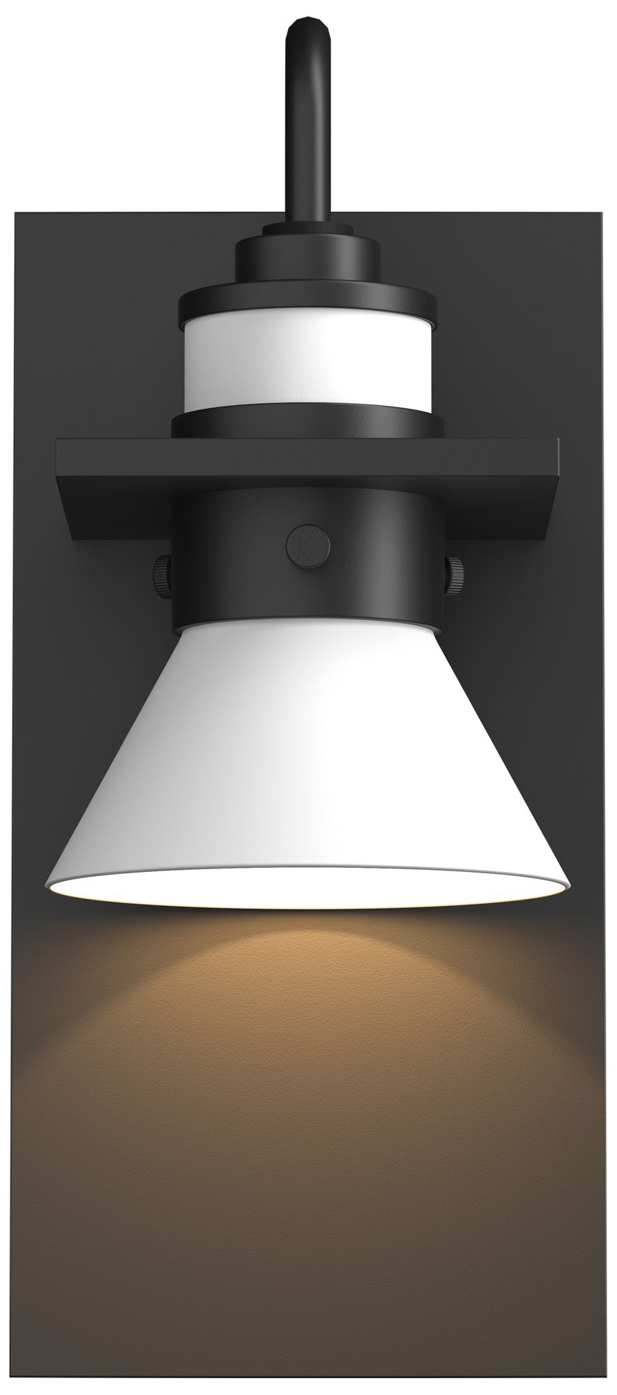 Erlenmeyer 5"H Coastal White Coastal Black Dark Sky Outdoor S Made to