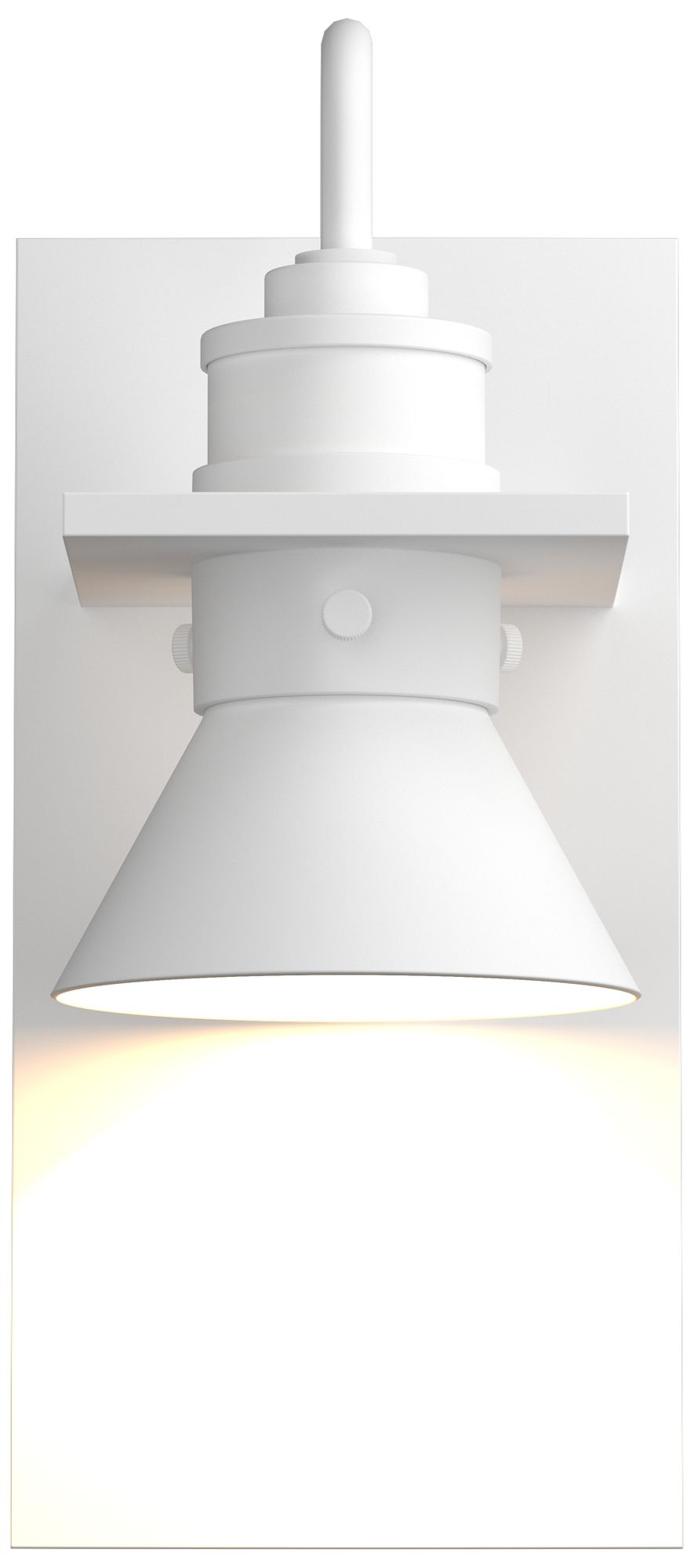 Erlenmeyer 5"H Coastal White Coastal White Dark Sky Outdoor S Made to