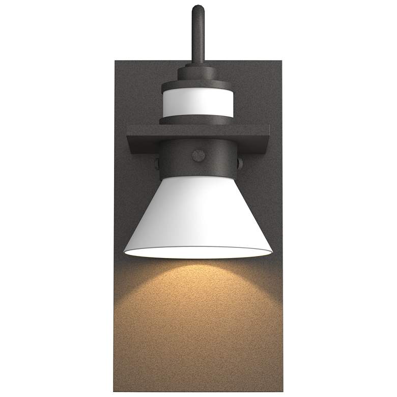 Image 1 Erlenmeyer 5"H White Accented Coastal Natural Iron Dark Sky Outdoor Sc