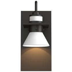 Erlenmeyer 5&quot;H White Accented Coastal Rubbed Bronze Dark Sky Outdoor S