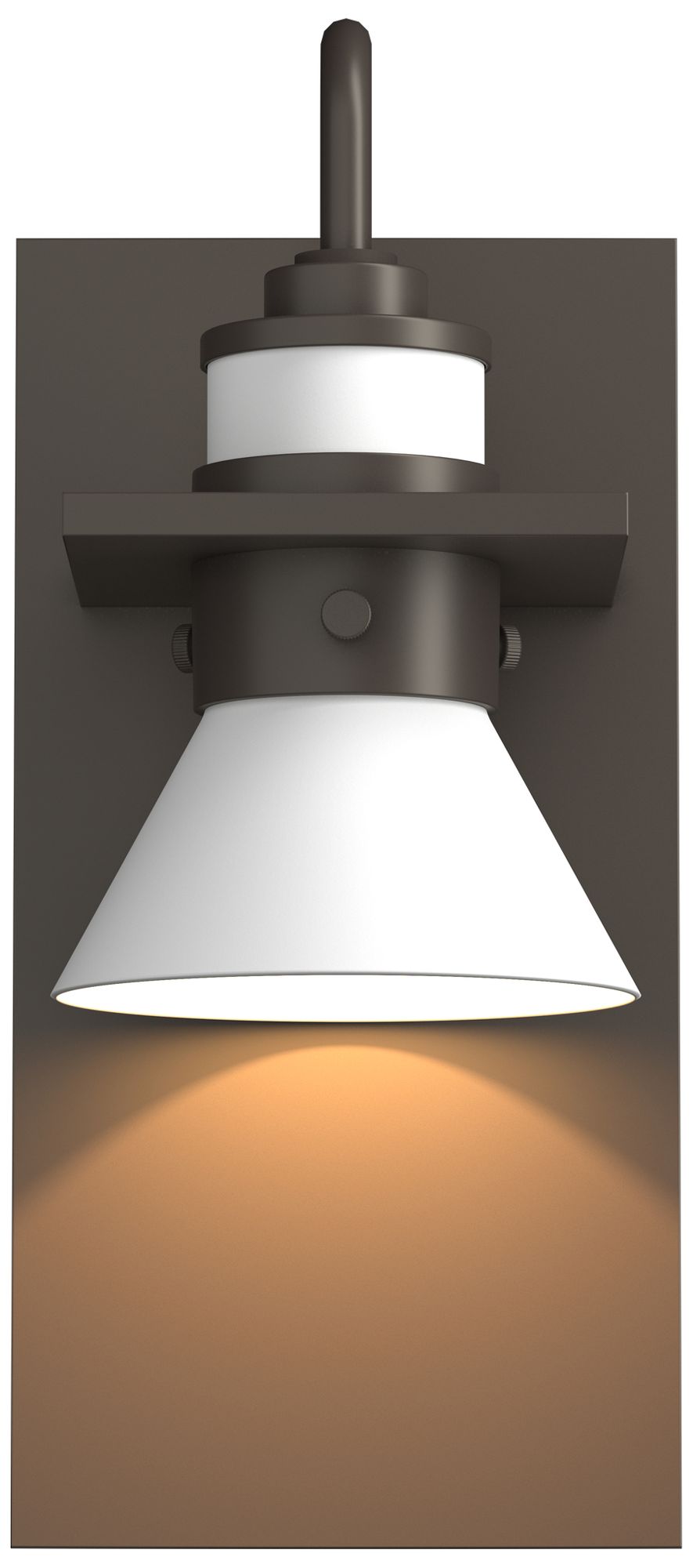 Erlenmeyer 5"H White Coastal Dark Smoke Dark Sky Outdoor Scon Made to