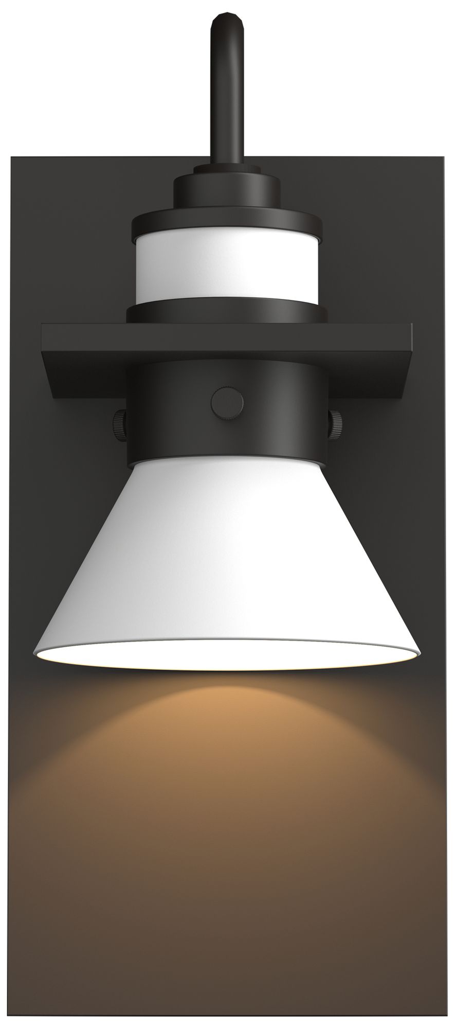 Erlenmeyer 5"H White Coastal Rubbed Bronze Dark Sky Outdoor S Made to