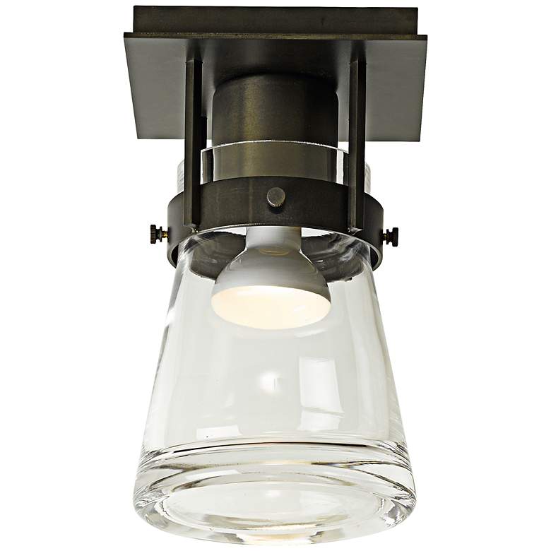 Image 1 Erlenmeyer 6" Wide Dark Smoke Ceiling Light